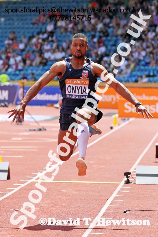Mens triple jump, Sainsbury's British Champs, Alexander Stadium, Birmingham. Photo: David T. Hewitson/Sprts for All Pics